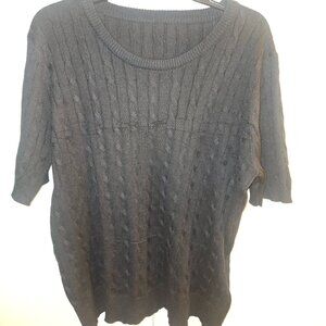Micoson Black Textured Sweater – Size 2XL (Runs Small) – NWT